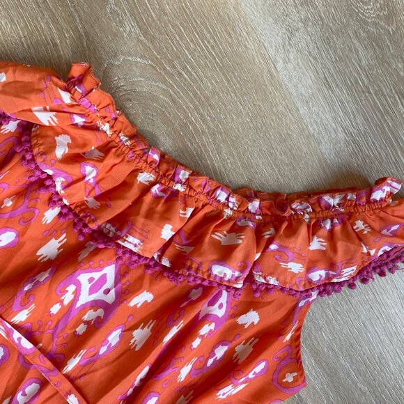 Mud Pie Women's Ikat One-Shoulder Mini Dress - Picture 4 of 4